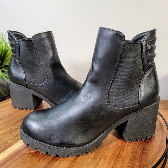 Dirty Laundry Levi Block Heel Chelsea Boot Creeper Size 9 - Picture 5 of 14
